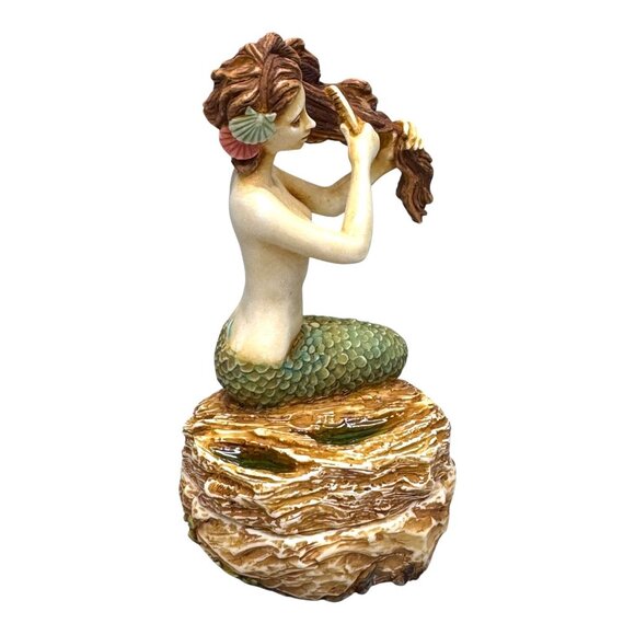 Mirari Mermaid By Tales Of Gramarye Harmony Kingdom Trinket Jewelry Box Isle - Picture 11 of 13